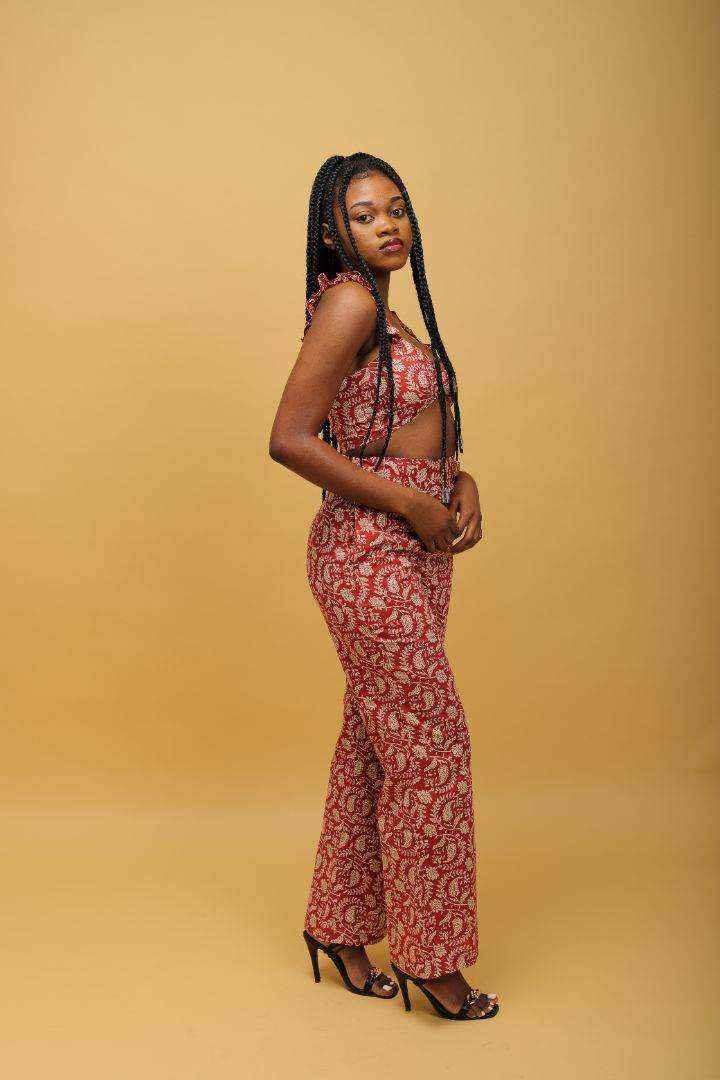 Floral Printed Cord-set