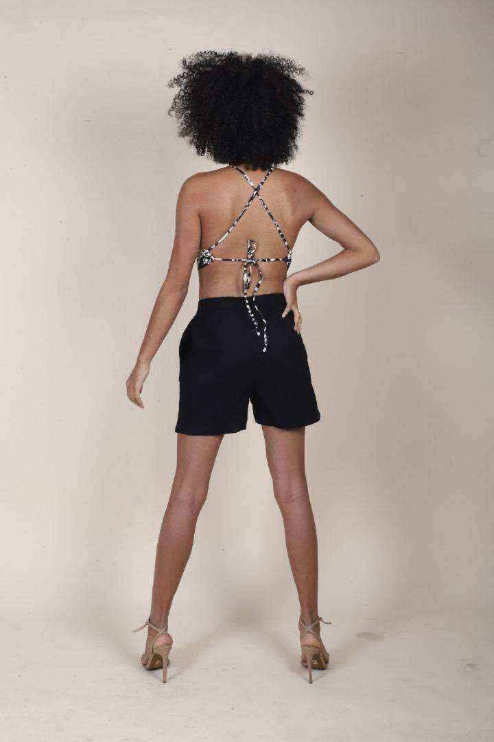 Self Adjusted Padded Abstract Bralette