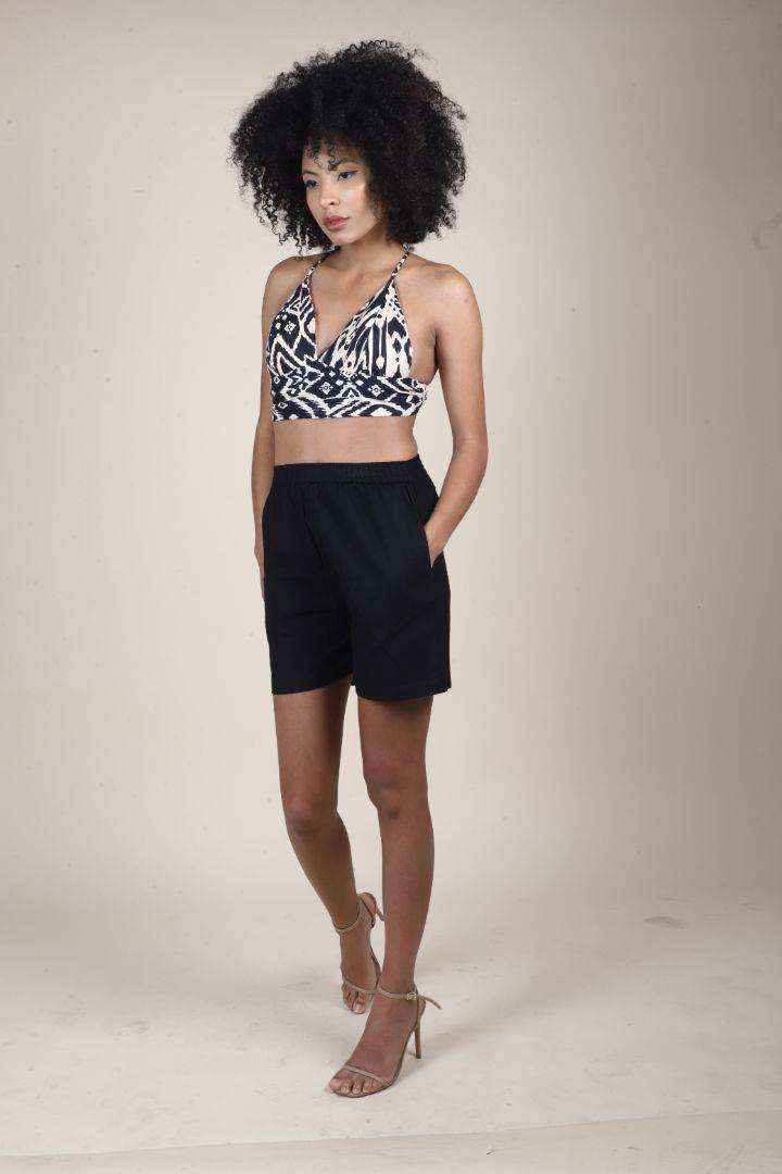 Self Adjusted Padded Abstract Bralette
