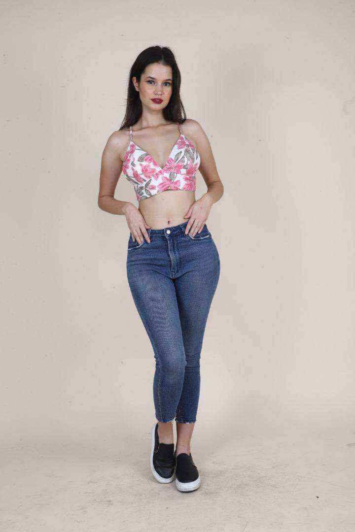 Self Adjusted Padded Floral Bralette
