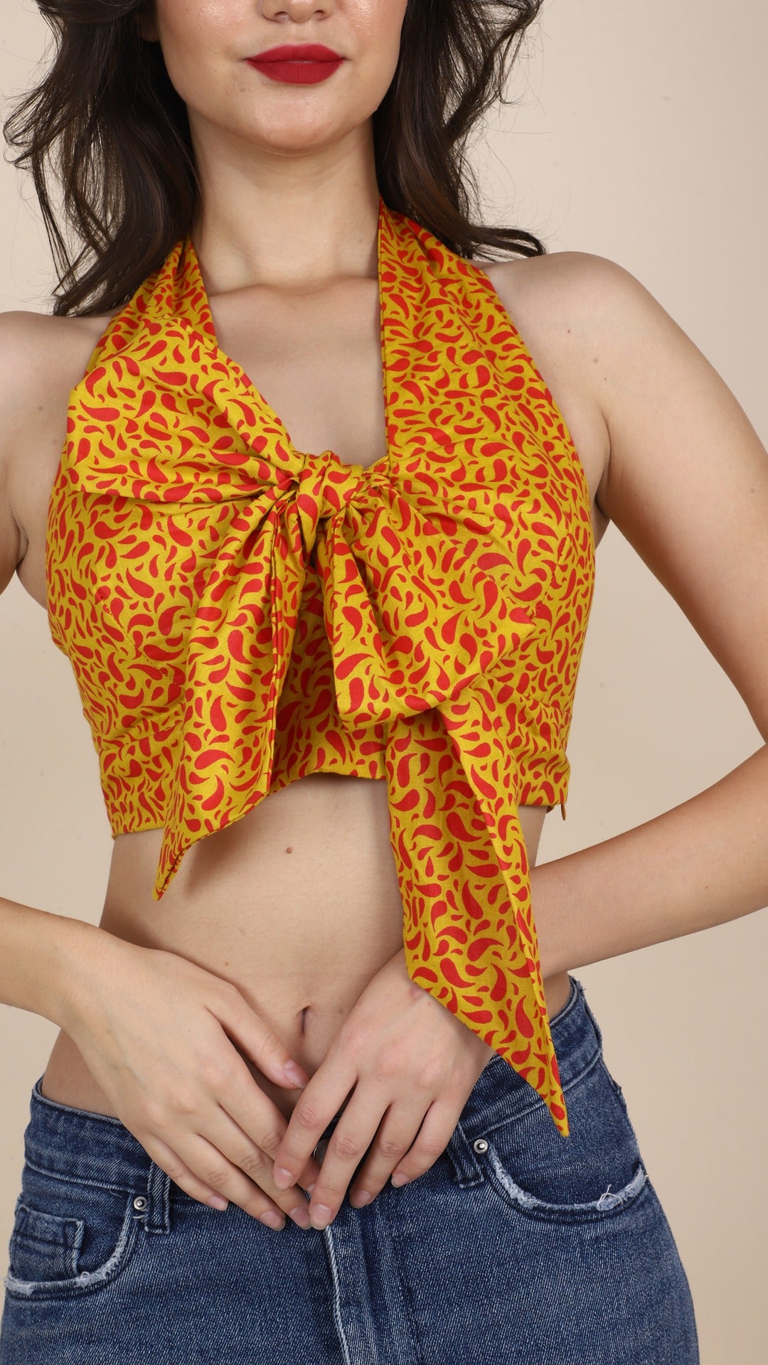 Yellow Non-Padded Bralette