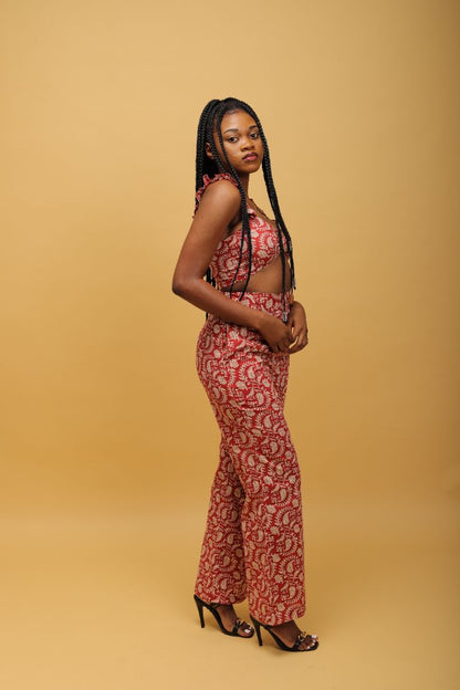 Floral Printed Cord-set