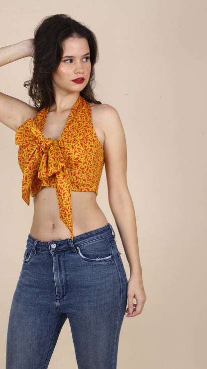 Yellow Non-Padded Bralette