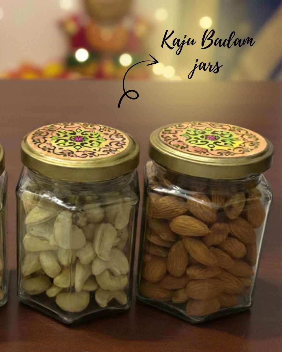 Urli candle & dry fruit hamper