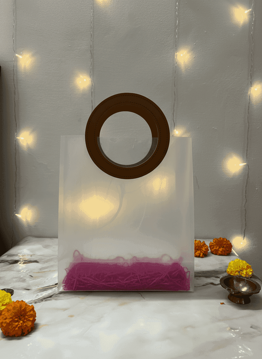 Copper water bottle set bag